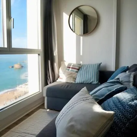 Apartamento Amazing Cosy With Ocean View & Pool Biarriz